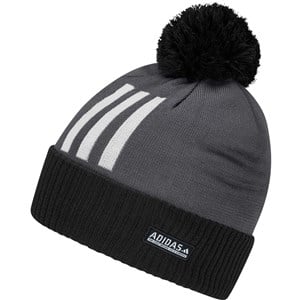 adidas Mens Cold.Rdy Three Stripe Pom Beanie