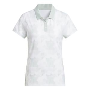 adidas Ladies Ultimate365 Printed Short Sleeve Polo Shirt