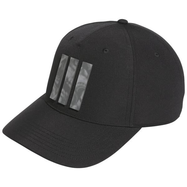 adidas Mens Tour 3 Stripe Snapback Cap