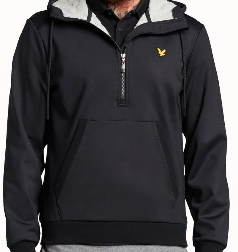 Lyle and scott micro zip hoodie hotsell