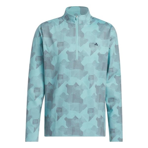 adidas Mens Go To Rise Print 1/4 Zip Pullover