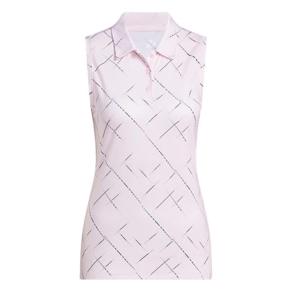 adidas Ladies Ultimate365 Printed Sleeveless Polo Shirt