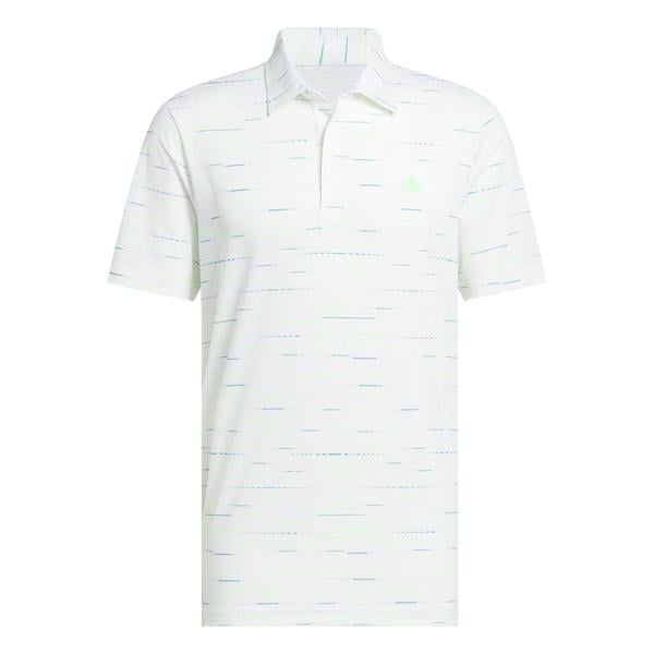 adidas Mens Ultimate365 Mesh Print Polo Shirt