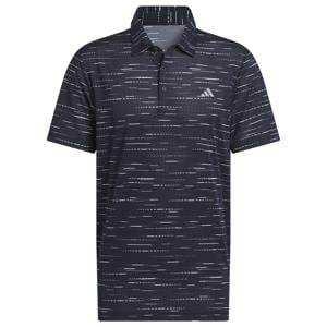 adidas Mens Ultimate365 Mesh Print Polo Shirt