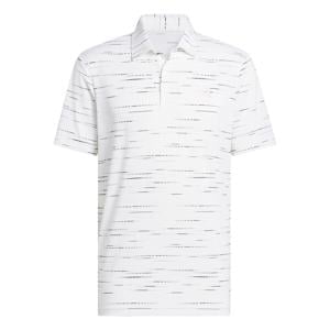 adidas Mens Ultimate365 Mesh Print Polo Shirt