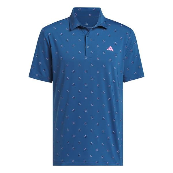 adidas Mens Ultimate365 Essence Print Climacool Polo Shirt