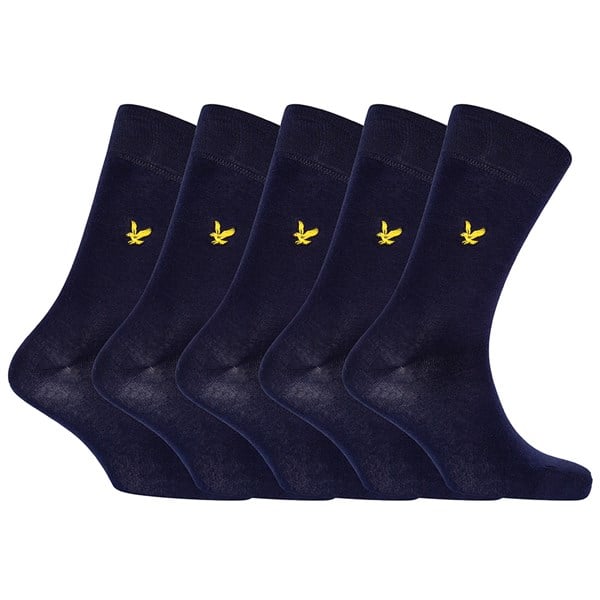 Lyle and Scott Mens Liam Socks (5 Pairs)