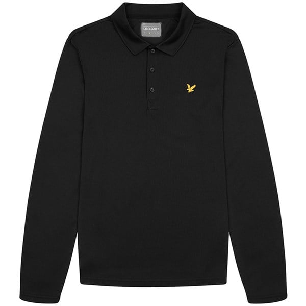 Lyle and Scott Mens Long Sleeve Polo Shirt