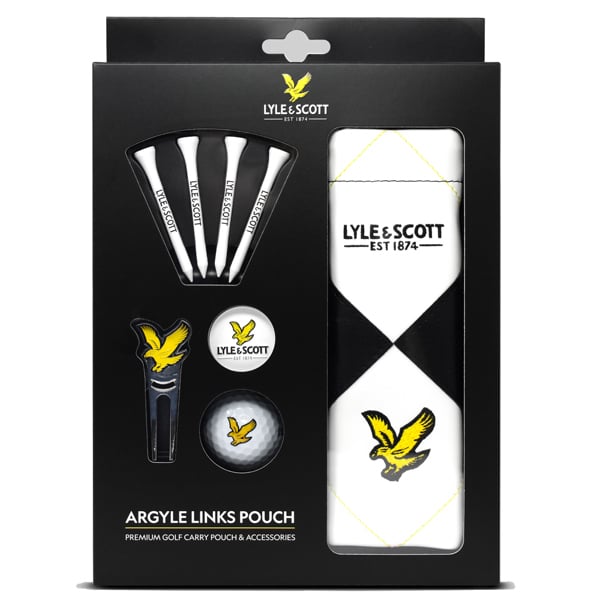 Lyle & Scott Links Argyle Pouch Gift Set