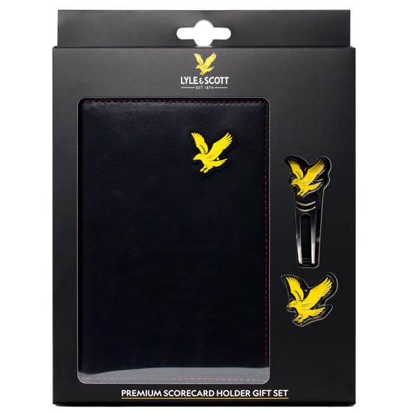 Lyle & Scott Premium Scorecard Holder Gift Set