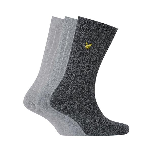 Lyle and Scott Mens Ace Winter Socks (3 Pairs)