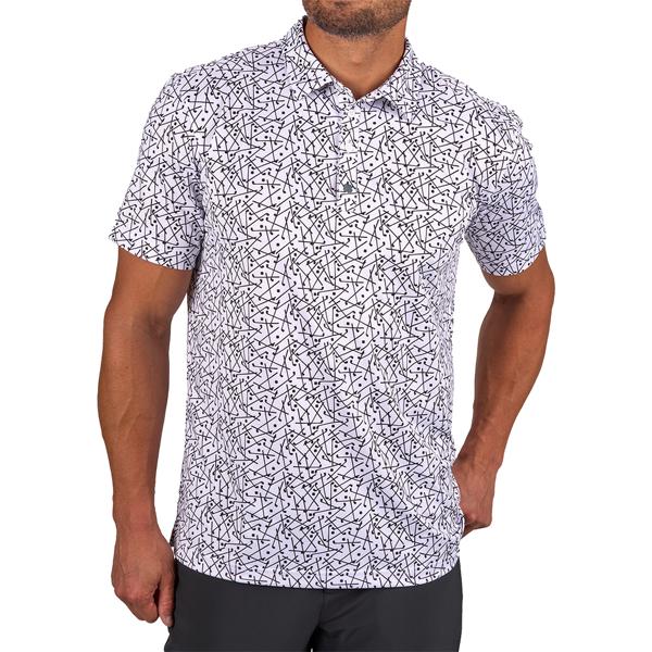 Black Clover Mens Lucky Swing Polo Shirt - Masters Collection