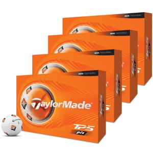 TaylorMade TP5 Pix Golf Balls - 4 For 3