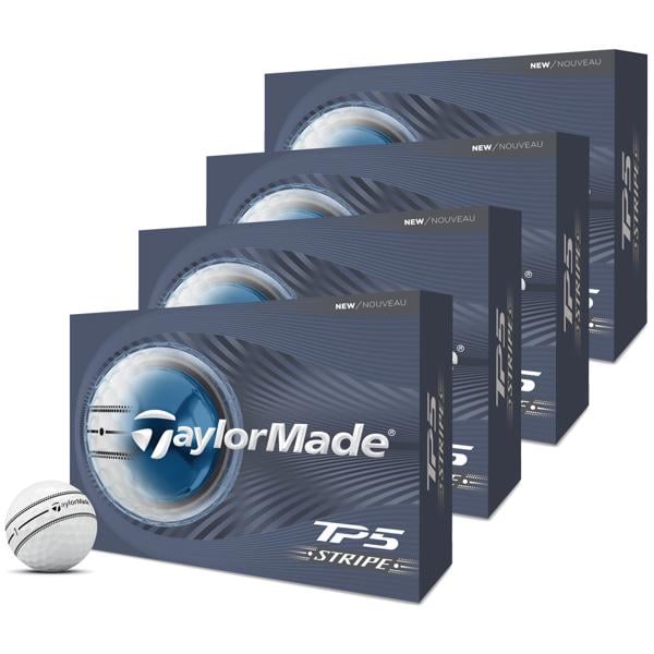TaylorMade TP5 Stripe Golf Balls (48 Balls) - 4 For 3