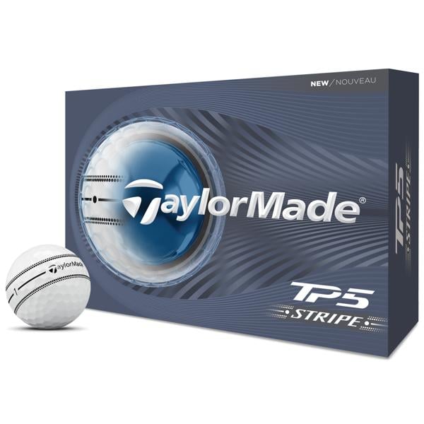 TaylorMade TP5 Stripe Golf Balls (12 Balls) 2026