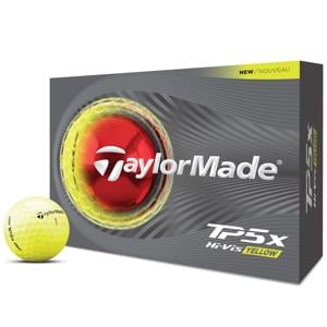 TaylorMade TP5x Yellow Golf Balls 2026