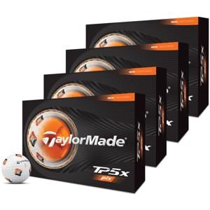 TaylorMade TP5x Pix Golf Balls - 4 For 3