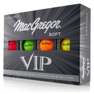 MacGregor VIP Soft High Visibility Golf Balls