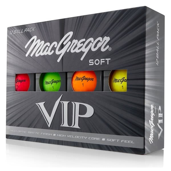 MacGregor VIP Soft High Visibility Golf Balls