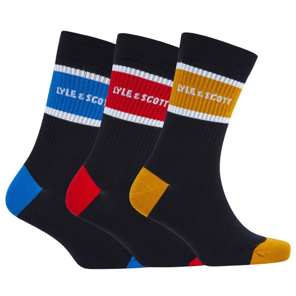 Lyle and Scott Mens Manuel Sport Socks (3 Pairs)
