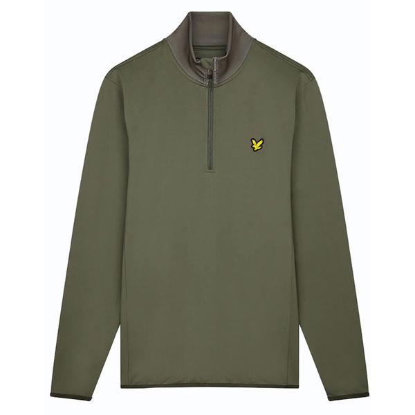 Lyle and Scott Mens Technical Quarter Zip Pullover Top