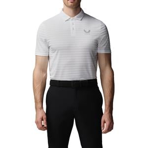 Castore Mens Pique Stripe Short Sleeve Polo Shirt