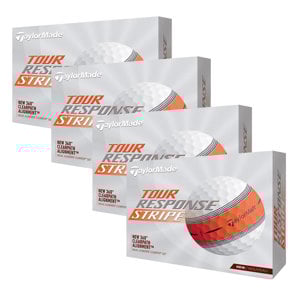 TaylorMade Tour Response Stripe Golf Balls - 4 For 3