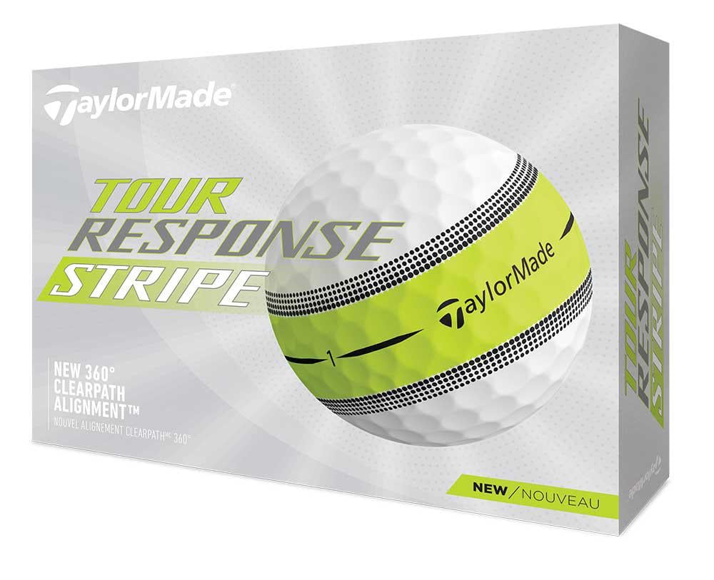 TaylorMade Tour Response Stripe Golf Balls (12 Balls