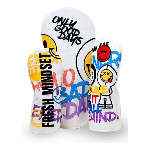 Smiley World No Bad Days Headcover Set