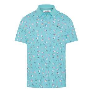 Original Penguin Mens Pete's Range Finder Novelty Polo Shirt
