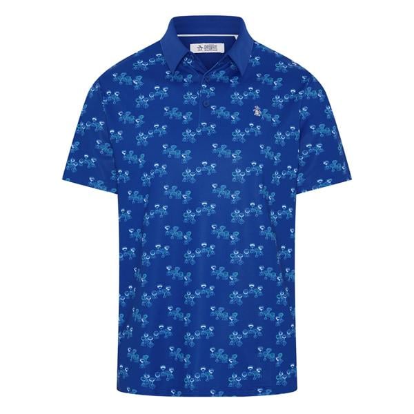 Original Penguin Mens Aerial Cocktail Novelty Polo Shirt