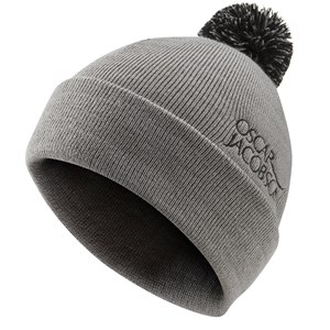 Oscar Jacobson Mens Knitted Beanie Hat