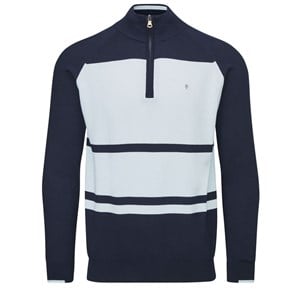 Oscar Jacobson Mens Ascot Pin Knit Pullover