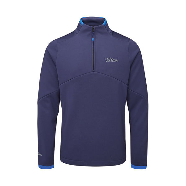 Oscar Jacobson Mens Talbot Tour Half Zip Fleece