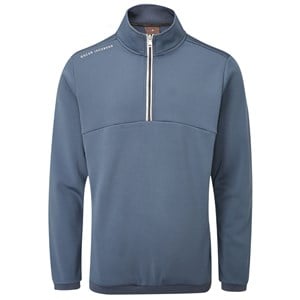 Oscar Jacobson Mens Longton Zip Neck Fleece