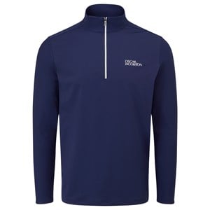 Oscar Jacobson Mens Camber Midlayer Half Zip Pullover