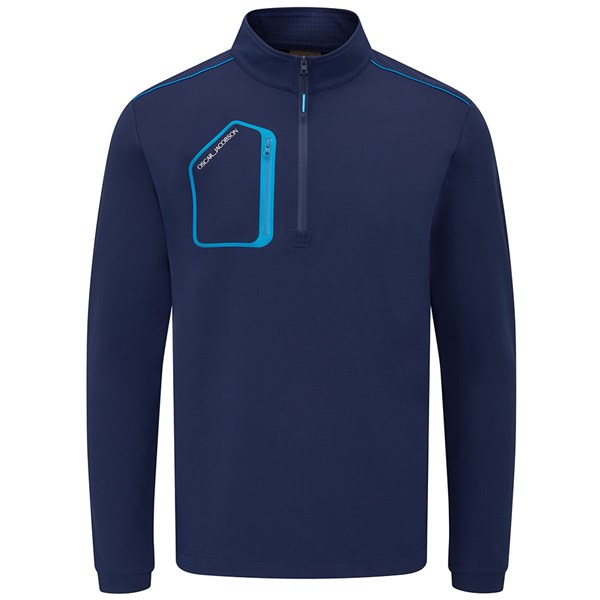 Oscar Jacobson Mens Hastings Quarter Zip Pullover