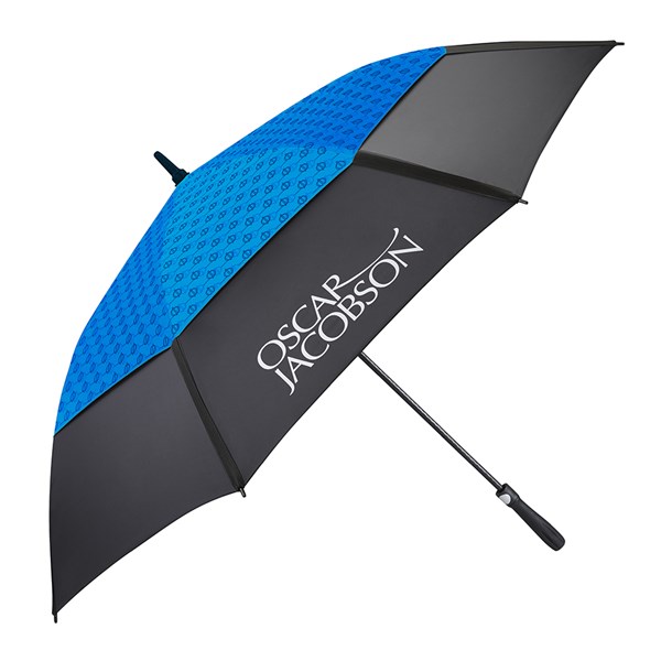 Oscar Jacobson Mens Gio Print Dual Canopy Umbrella