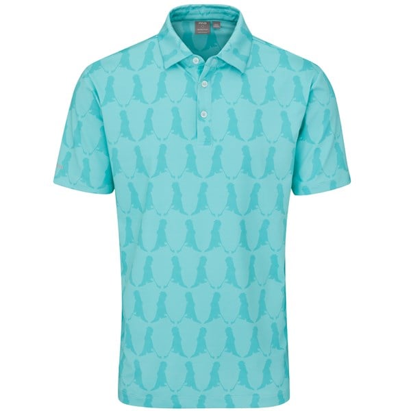 Ping Mens SensorCool Mr. Ping Printed Polo Shirt