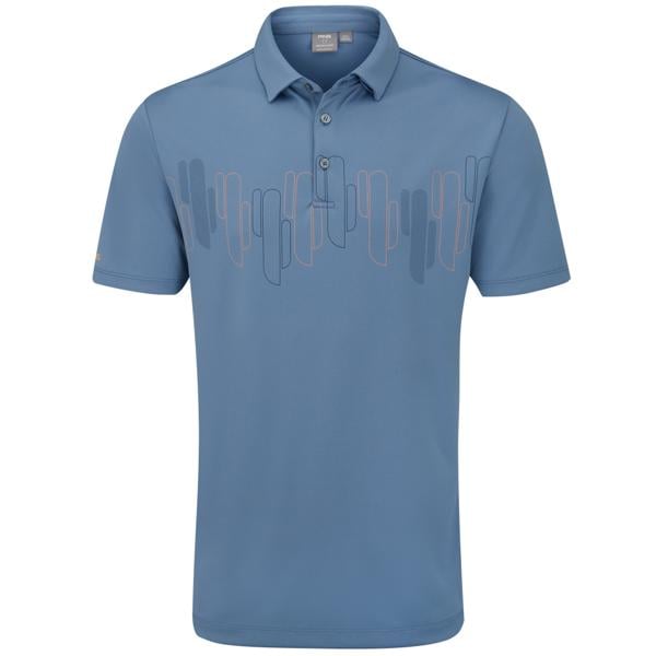Ping Mens SensorCool Arizona Cactus Print Polo Shirt