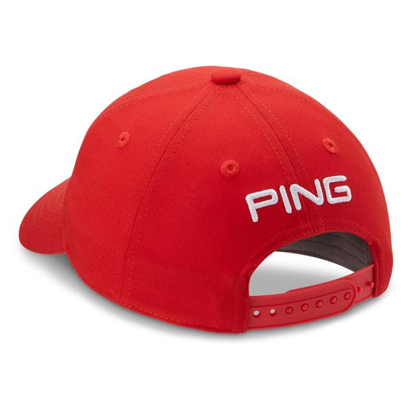 p03690 644 junior tour classic cap tomato red 02