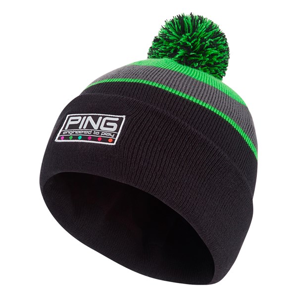 PING Mens Colour Code Bobble Beanie Hat