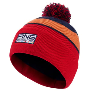 PING Mens Colour Code Bobble Beanie Hat