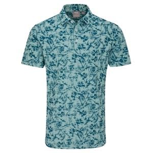 Ping Mens Diego Foliage Jacquard Polo Shirt - SALE