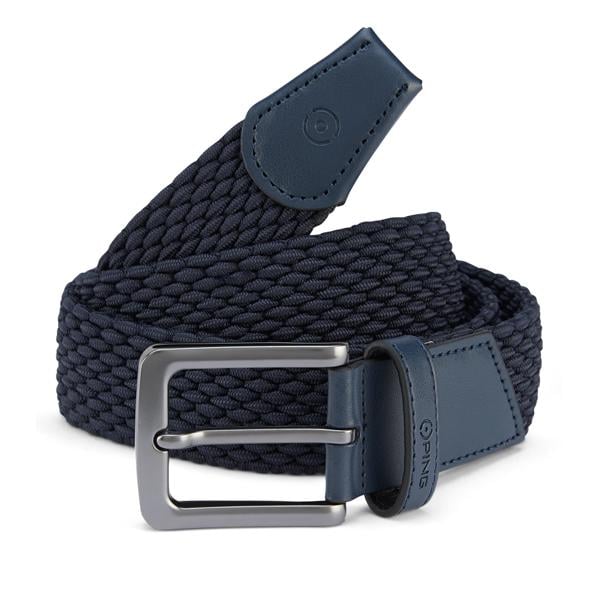 p03746 n125 ping stretch webbing belt navy front