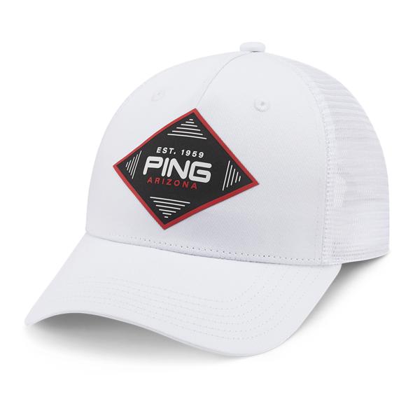 PING Mens Diamond Trucker Cap