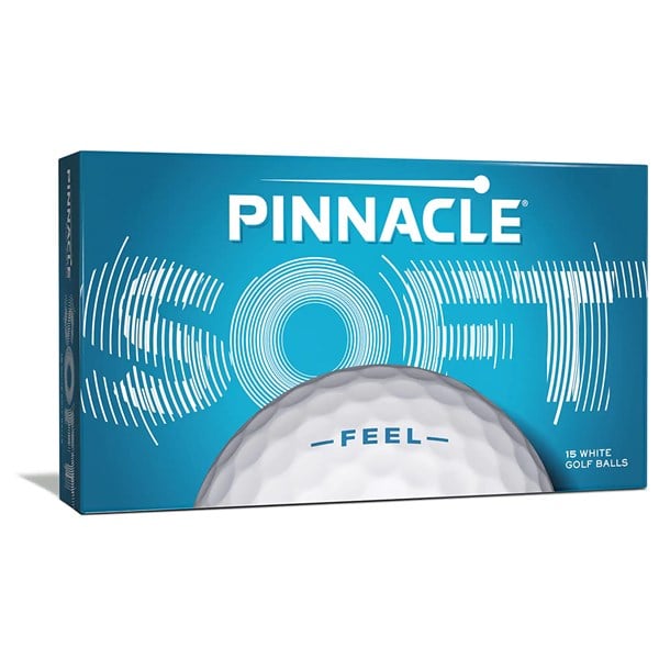 Pinnacle Soft White Golf Balls (15 Balls)