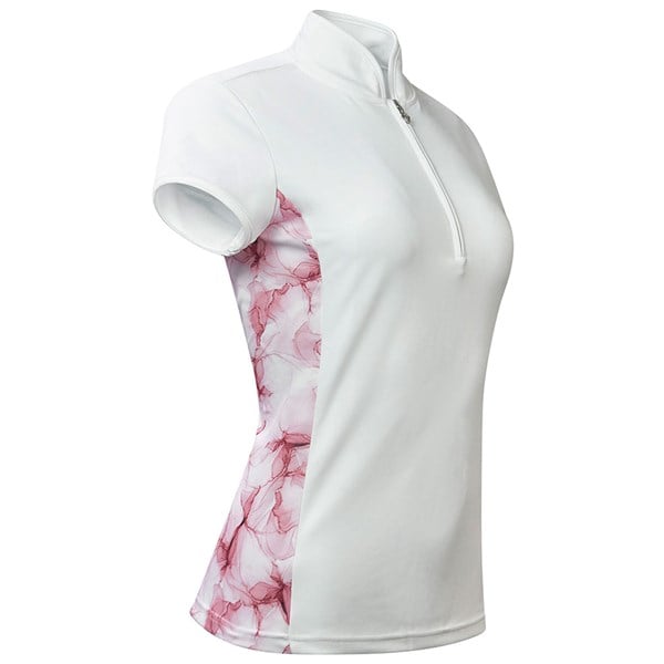 Pure Golf Ladies Bliss Blossom Cap Sleeve Polo Shirt