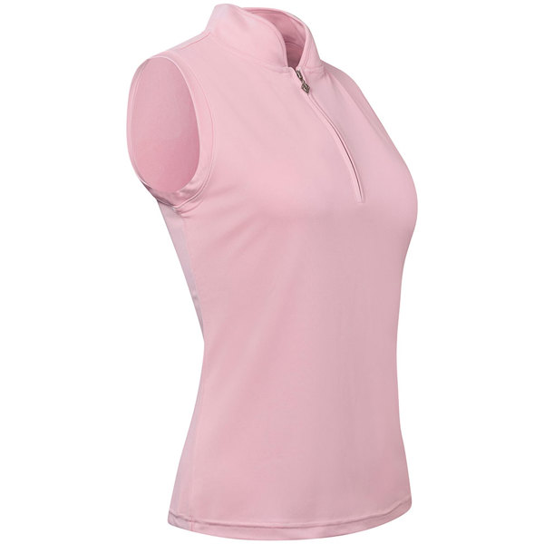 Pure Golf Ladies Bloom Blossom Sleeveless Polo Shirt