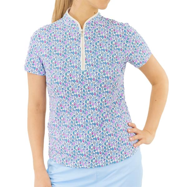 Pure Golf Ladies Ellen Short Sleeve Polo Shirt - Over Eighteen